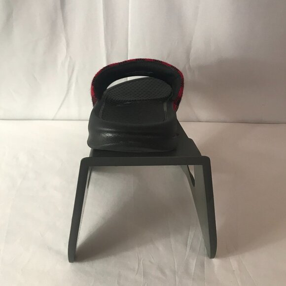 Nike Plaid Inside Upper Cushion Activewear Comfort Fit House Slippers - Picture 4 of 9